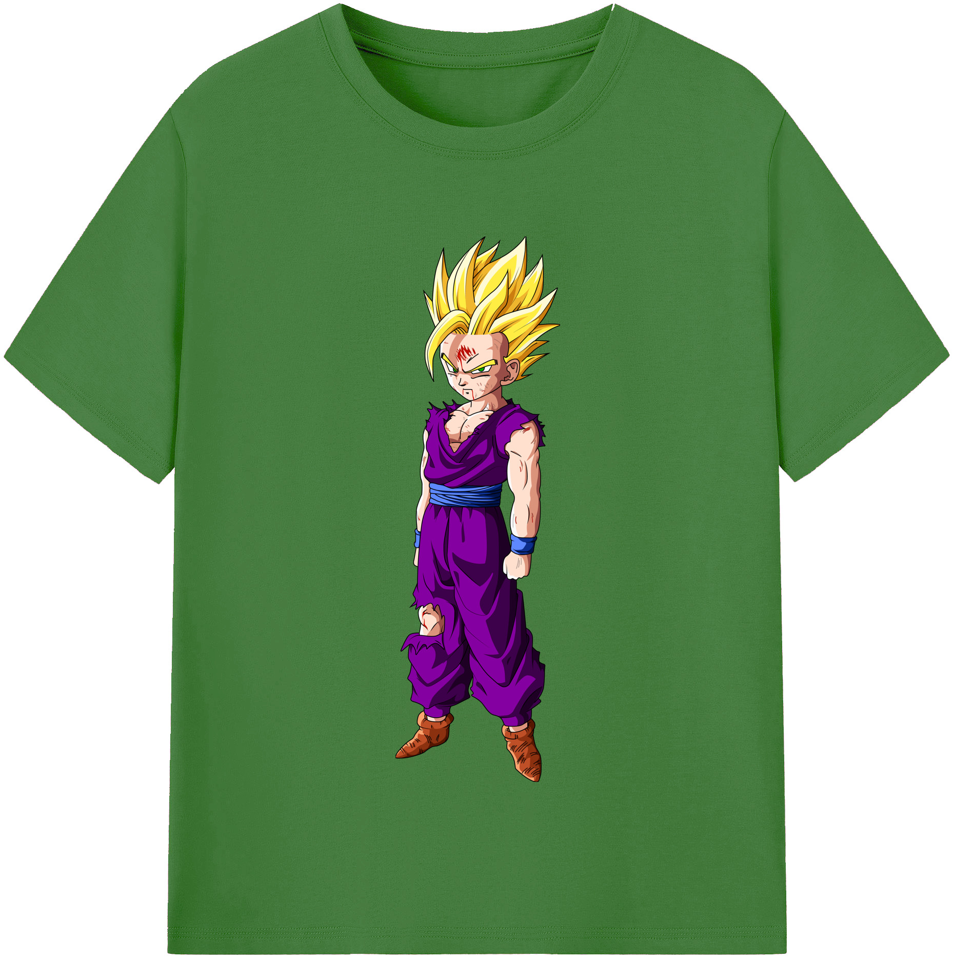 （画像用） ドラゴンボール 孫 悟飯（そんごはん）DRAGON BALL Son Gohan レディースカジュアルプリントTシャツ（綿100％）